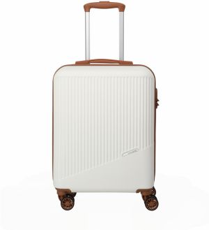 Cestovný kufor Travelite Bali S White/Cognac