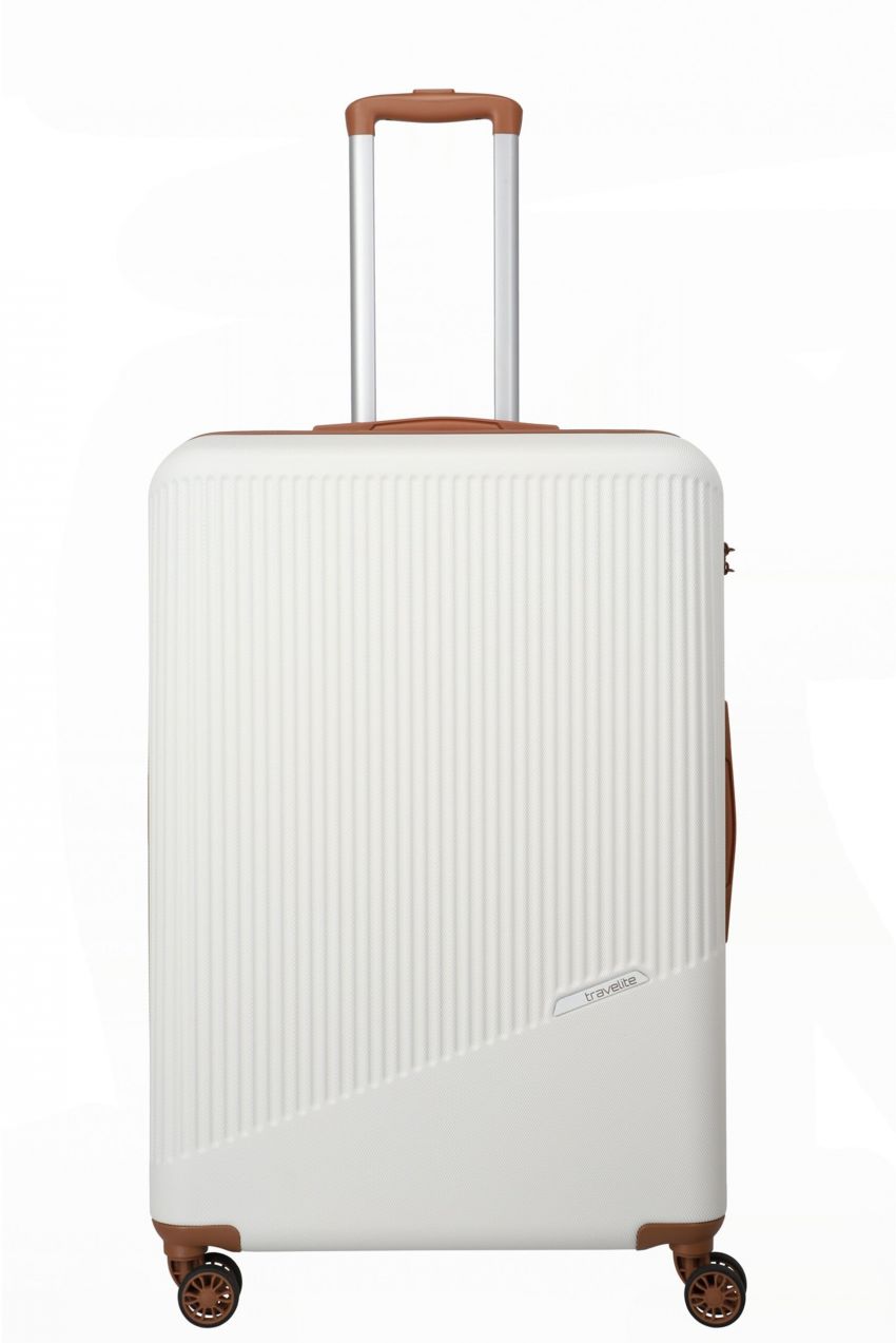 Cestovný kufor Travelite Bali L White/Cognac