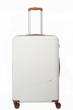 Cestovný kufor Travelite Bali L White/Cognac