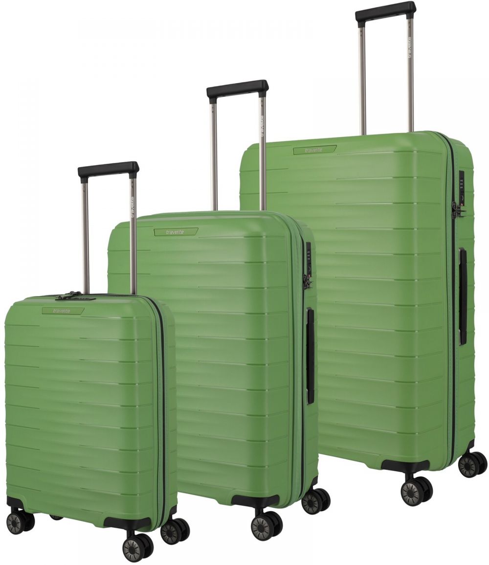 Súprava cestovných kufrov Travelite Mooby S,M,L Green