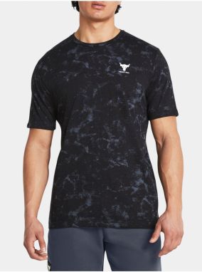 Čierne pánske športové tričko Under Armour UA Project Rock Payoff Printed Graphic