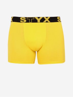 Boxerky pre mužov STYX - žltá, čierna