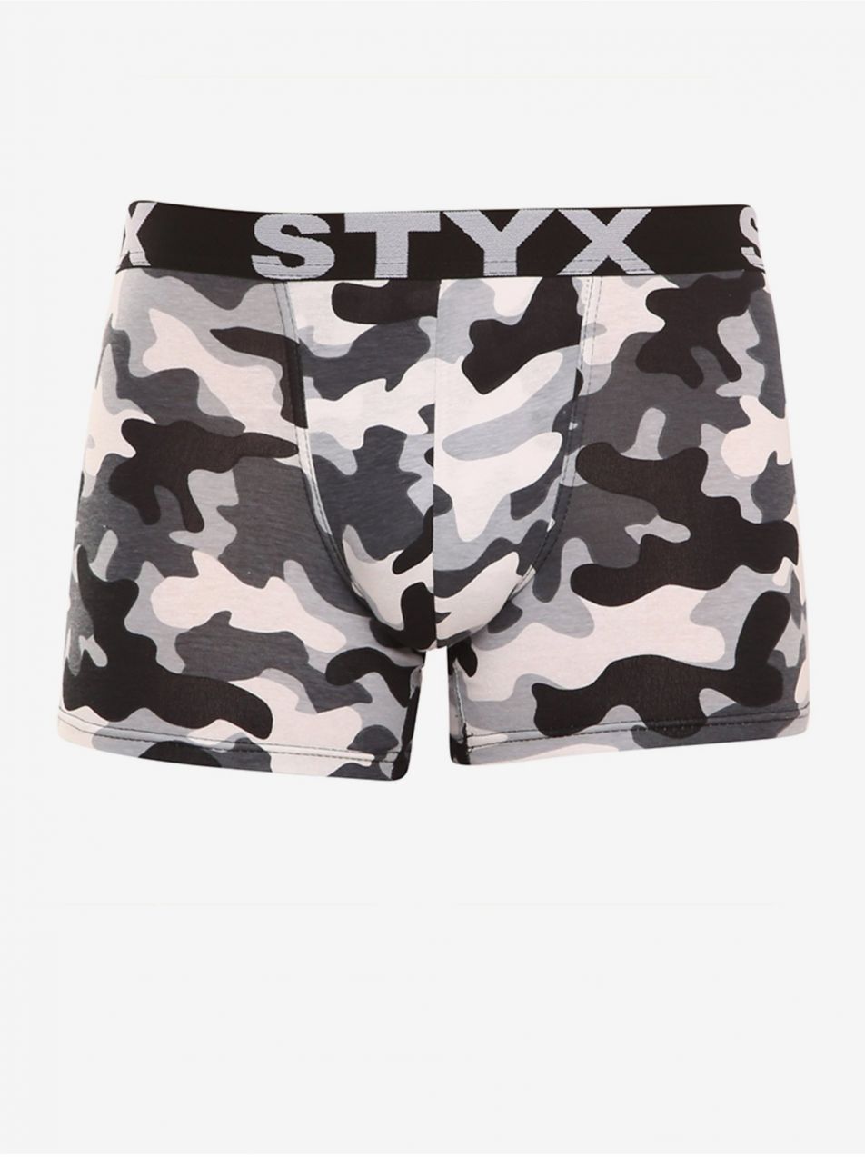 Boxerky pre mužov STYX - sivá, biela, čierna