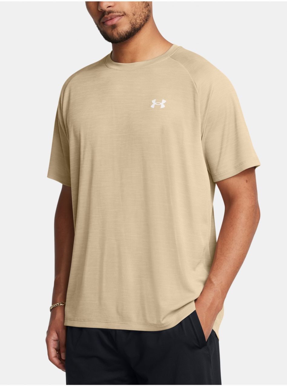 Tričká s krátkym rukávom pre mužov Under Armour - hnedá