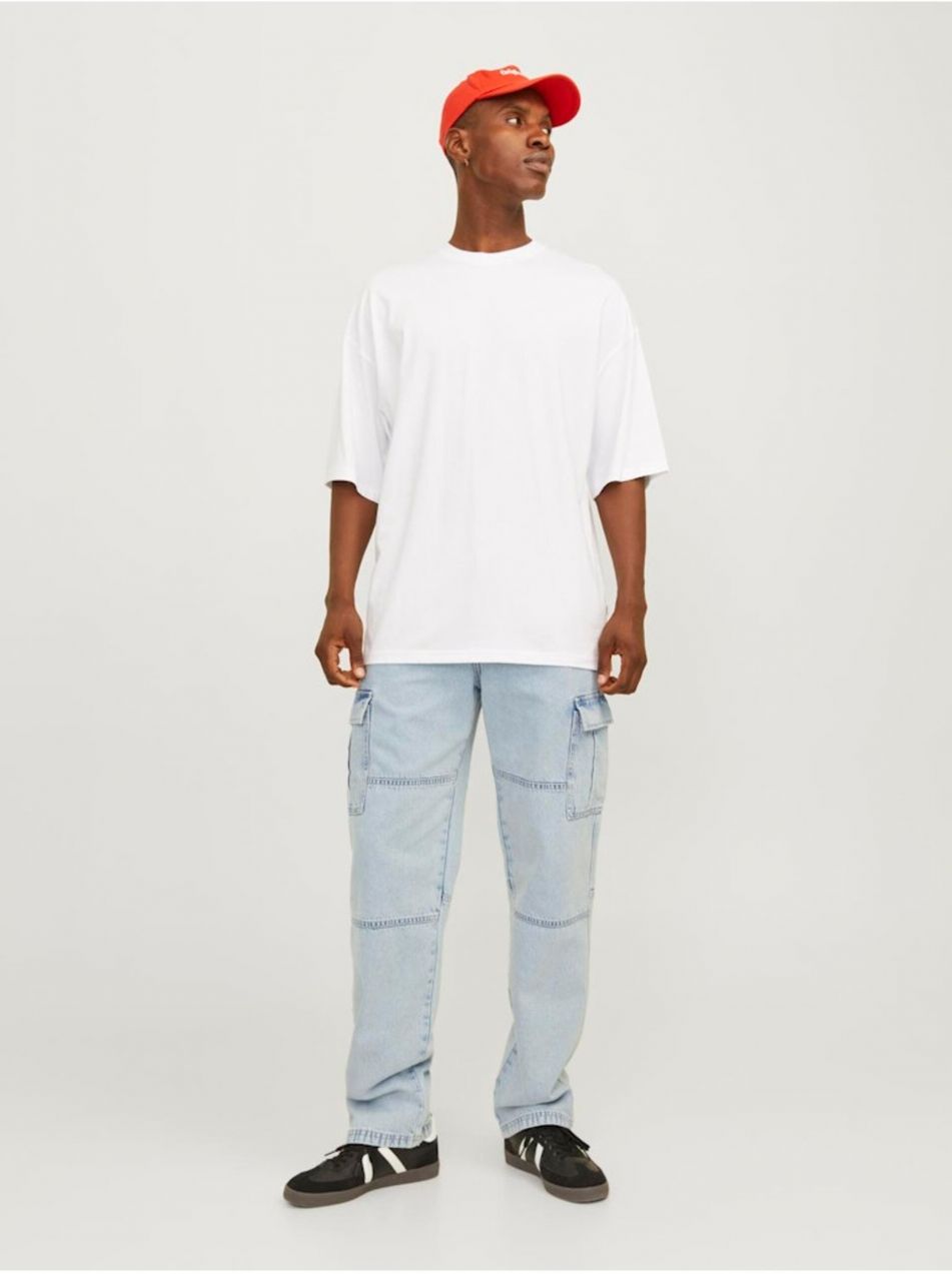 Svetlomodré pánske straight fit džínsy Jack & Jones Alex