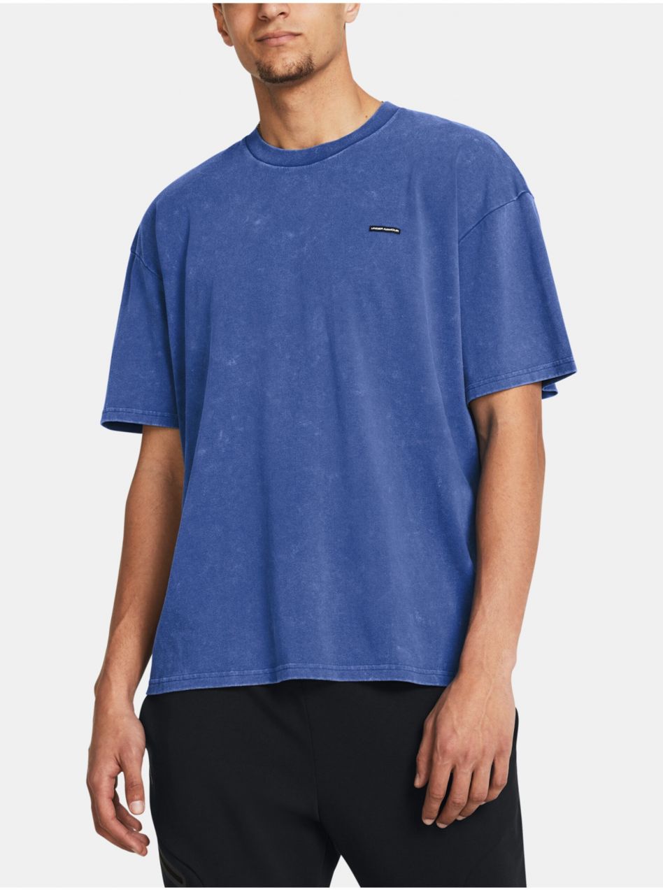 Tričká s krátkym rukávom pre mužov Under Armour - modrá
