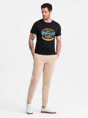 Pánske bavlnené tepláky BASIC joggers Ombre Clothing Ombre Clothing