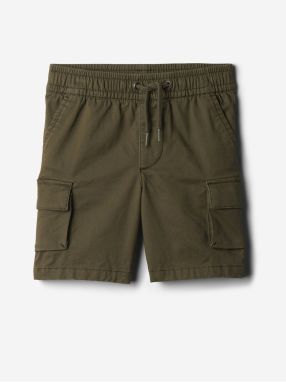 Kaki chlapčenské kraťasy s vreckami GAP