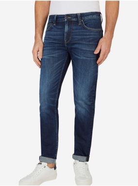 Slim fit pre mužov Pepe Jeans - tmavomodrá