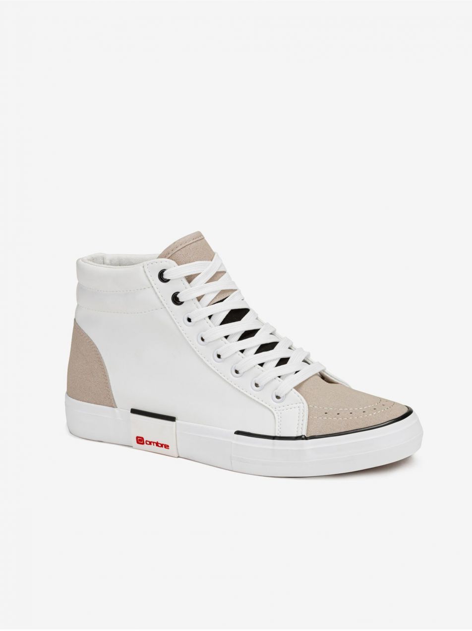 Tenisky, espadrilky pre mužov Ombre Clothing - biela, béžová