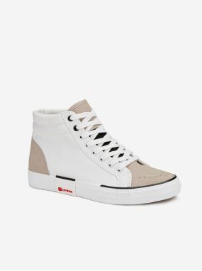 Tenisky, espadrilky pre mužov Ombre Clothing - biela, béžová
