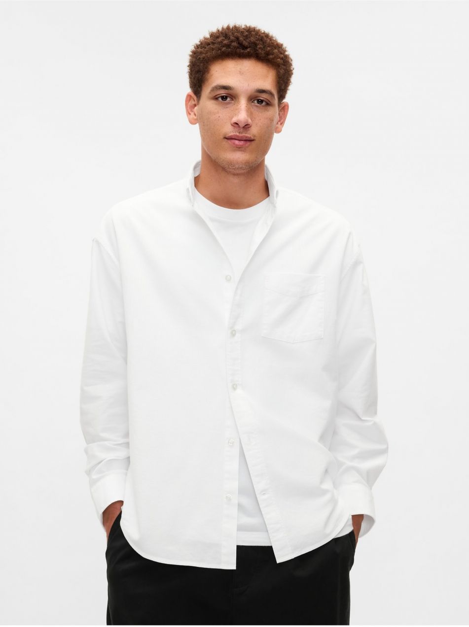 Pánska oversize košele Oxford Big Shirt GAP