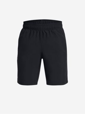 Čierne chlapčenské kraťasy Under Armour UA Woven Wdmk