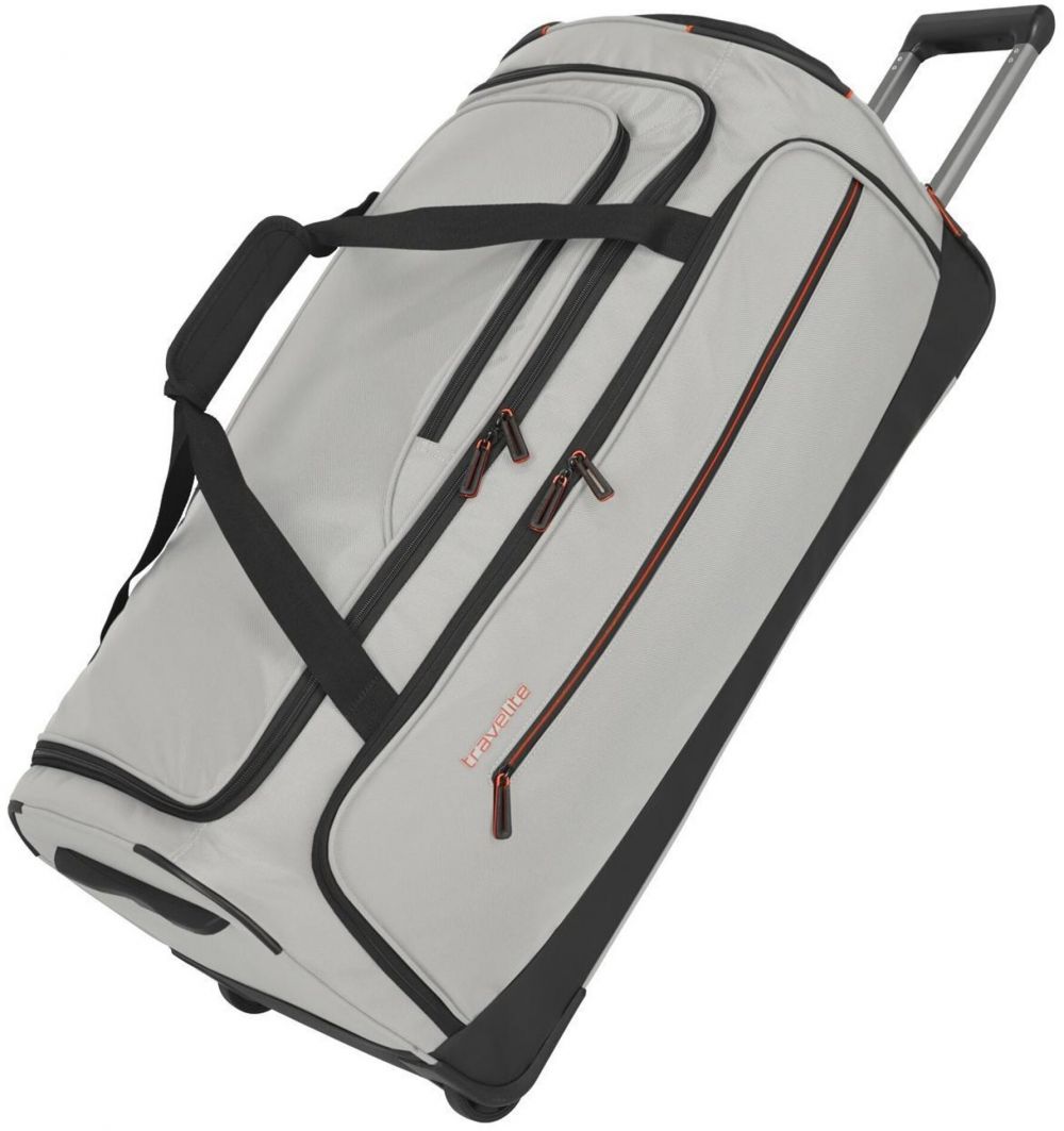 Cestovná taška Travelite Crosslite 5.0 Wheeled Duffle L White Sand