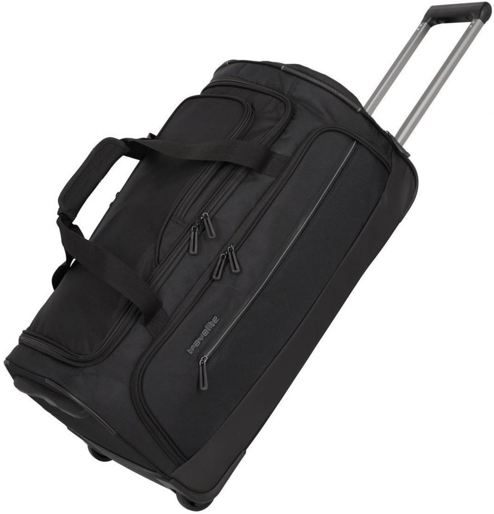 Cestovná taška Travelite Crosslite 5.0 Wheeled Duffle M Black