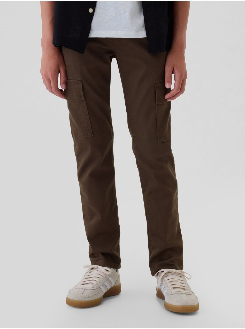 Detské slim cargo džínsy UltraSoft Gap