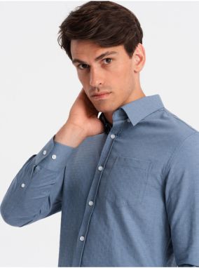 Pánska košeľa Ombre Clothing SLIM FIT OM-SHCS-0174