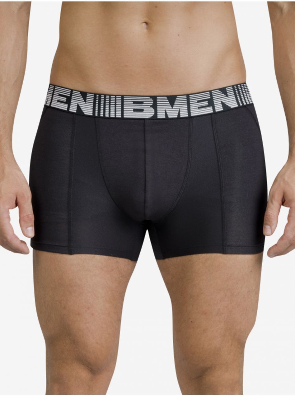 Čierne pánske športové boxerky Bellinda 3D FLEX AIR BOXER