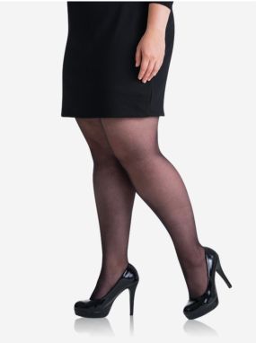 Čierne pančuchové nohavice Bellinda PLUS SIZE 20 DEŇ
