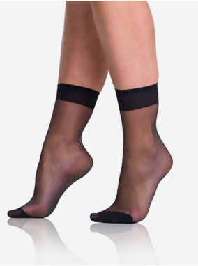 Čierne silonkové ponožky Bellinda FLY SOCKS