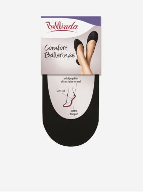 Čierne balerínkové ponožky Bellinda COMFORT BALLERINAS