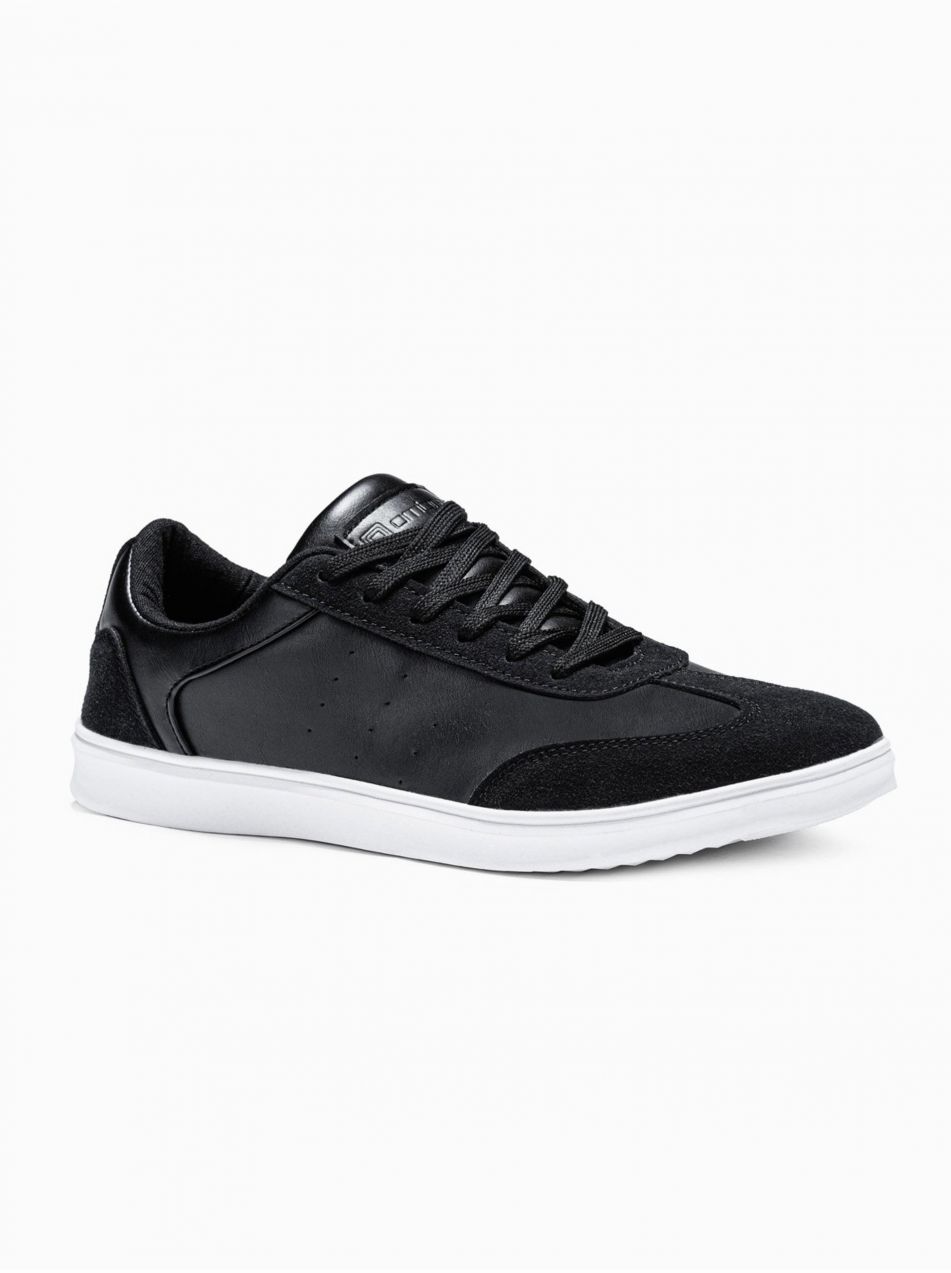Čierne pánske tenisky Ombre Clothing T373