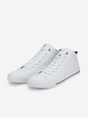 Biele pánske tenisky Ombre Clothing