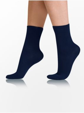 Tmavomodré dámske ponožky Bellinda COTTON COMFORT SOCKS