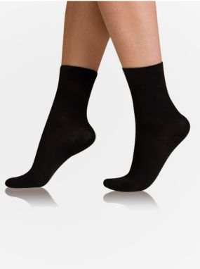 Čierne dámske ponožky Bellinda COTTON COMFORT SOCKS