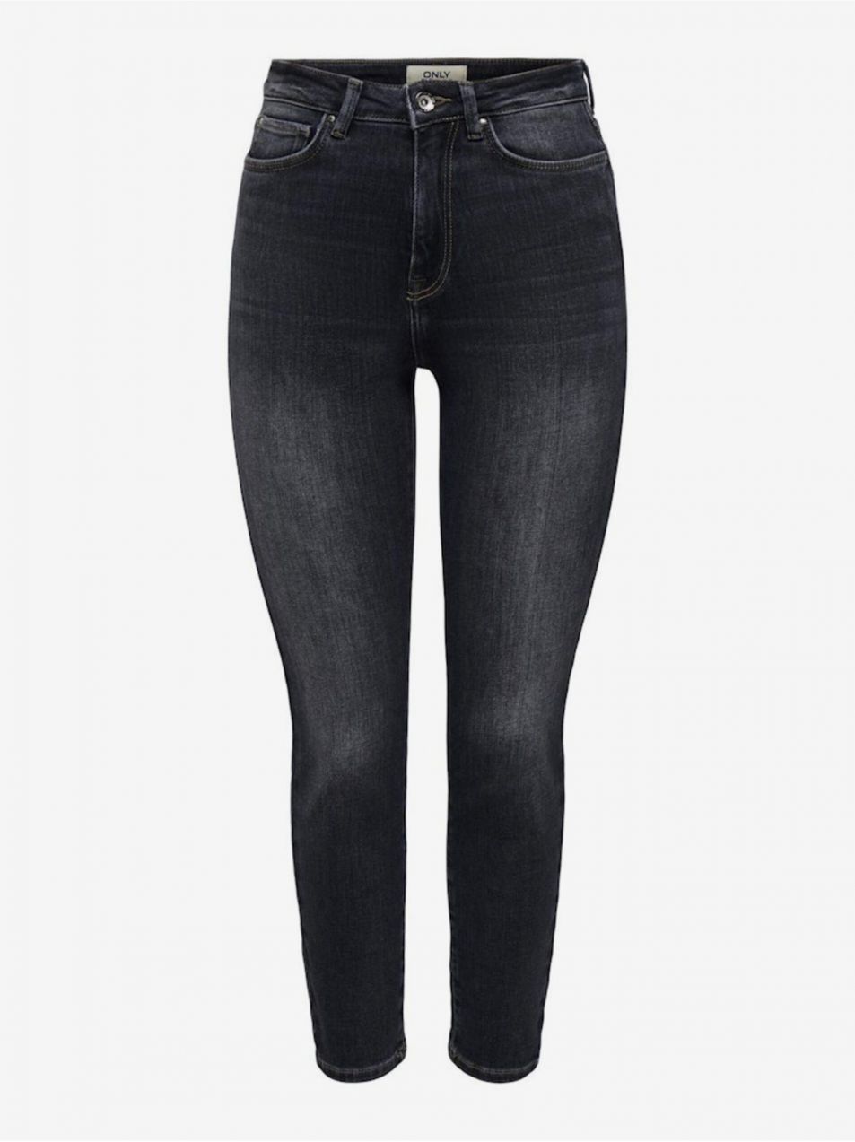 Čierne dámske straight fit džínsy ONLY Emily