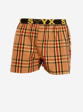 Trenírky pre mužov STYX - oranžová, žltá, červená, hnedá, čierna