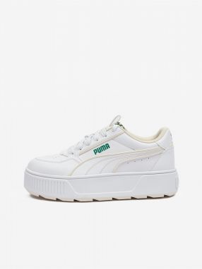 Biele dámske tenisky na platforme Puma Karmen Rebelle Blossom