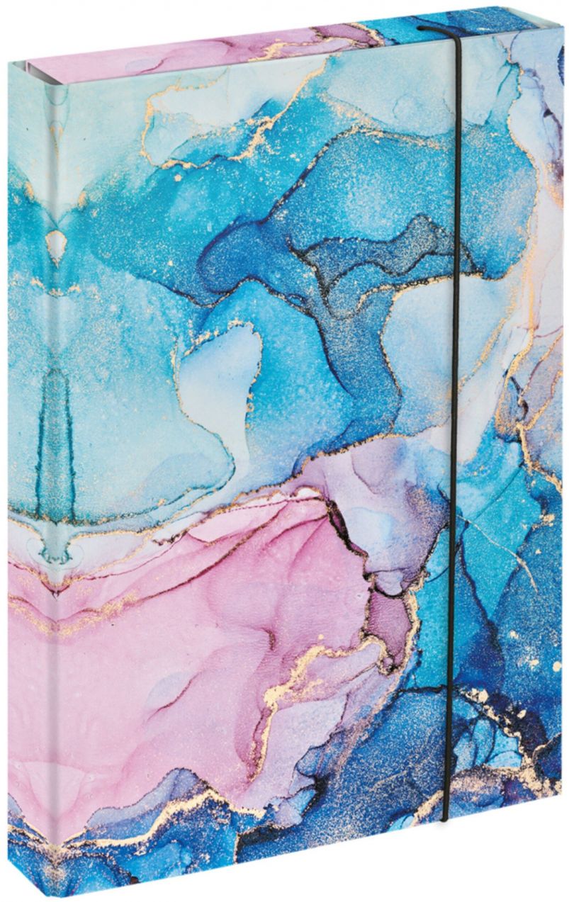 BAAGL Dosky na školské zošity A4 Jumbo Marble Pink BAAGL