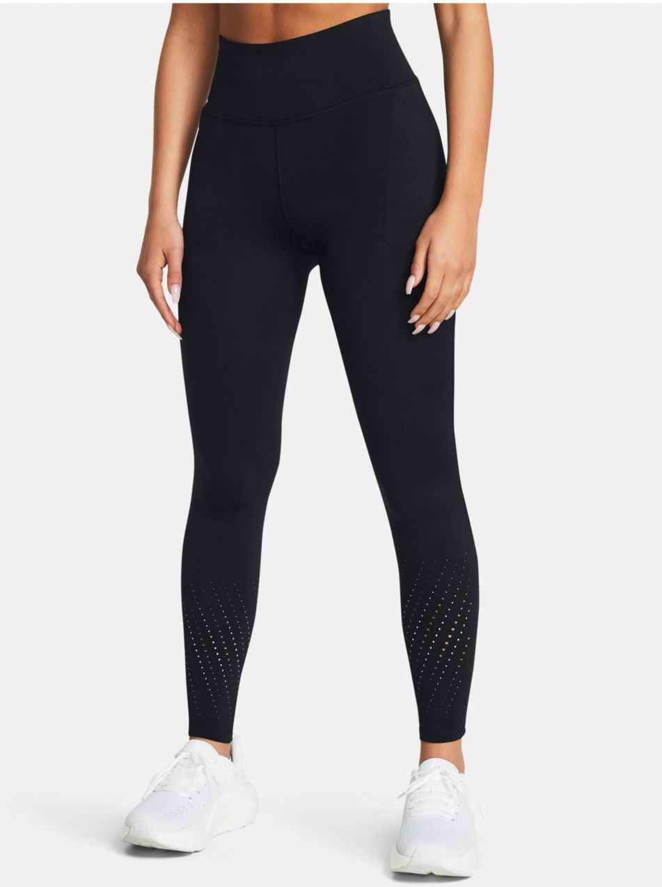 Čierne športové legíny Under Armour UA Launch Elite Tights