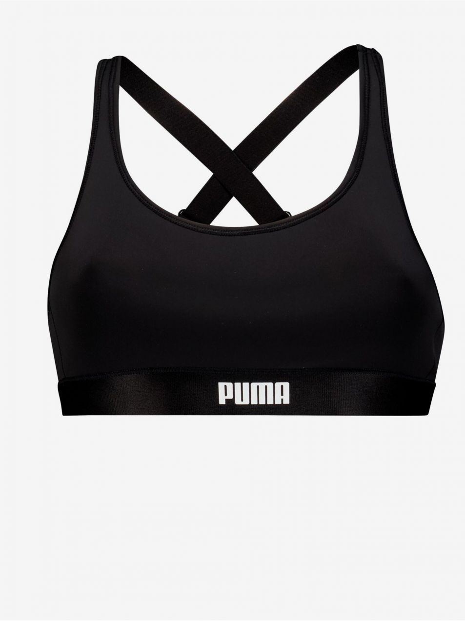 Čierna dámska športová podprsenka Puma
