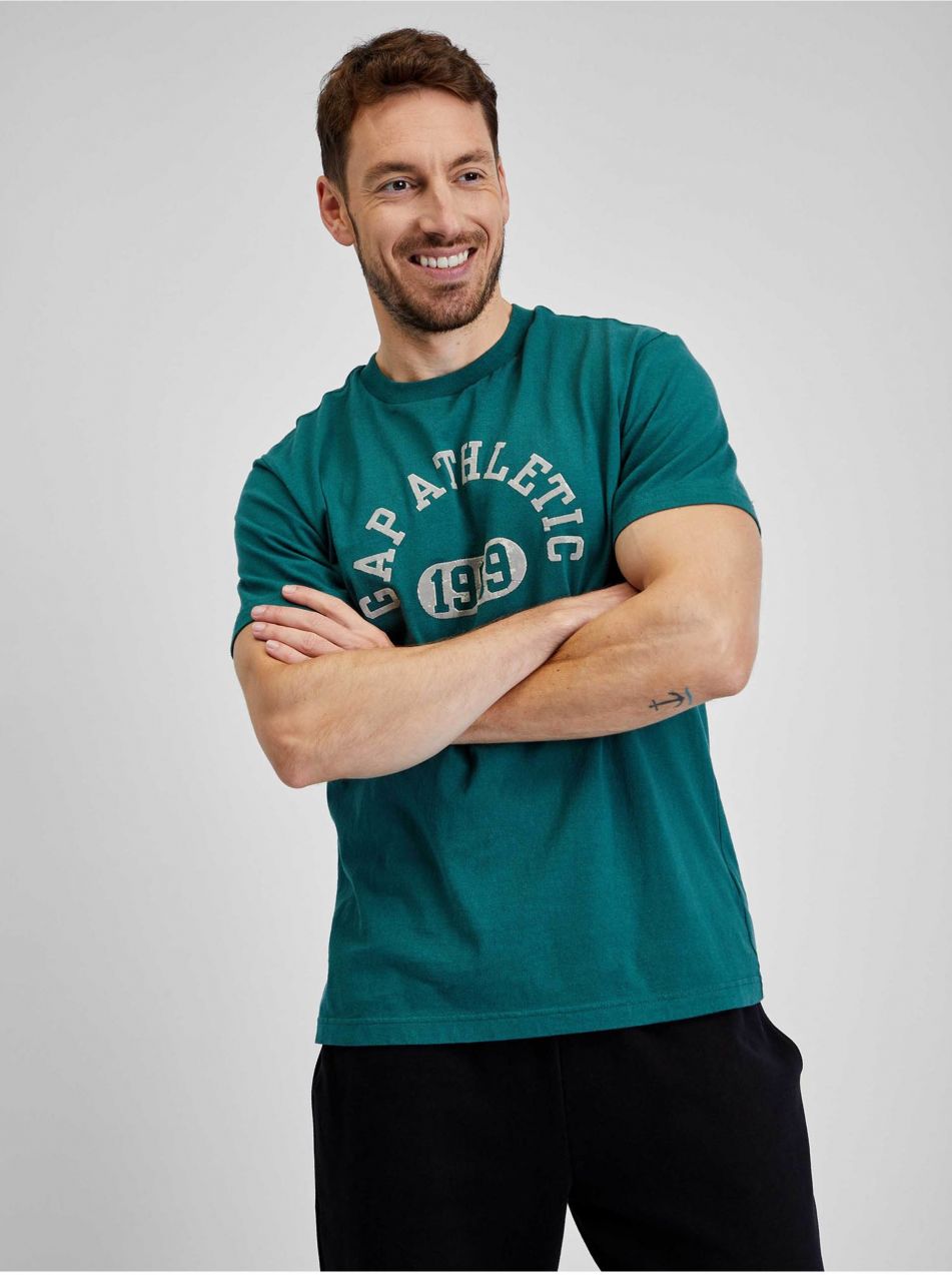 Zelené pánske tričko GAP athletic