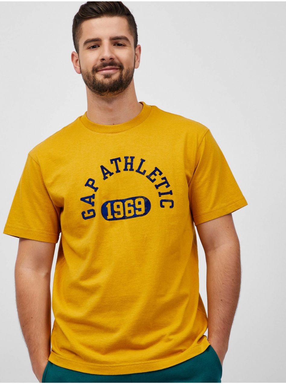 Žlté pánske tričko GAP athletic