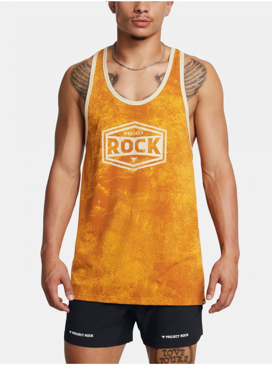 Tielko Under Armour UA Pjt Rck Racer Tank Tools-YLW