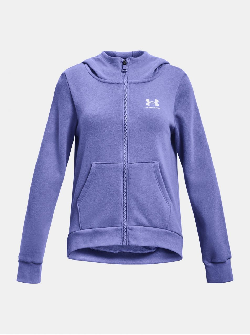 Mikina Under Armour Rival Fleece LU FZ Hoodie-BLU