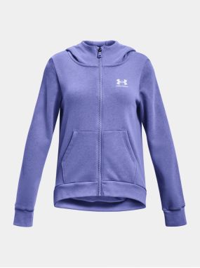 Mikina Under Armour Rival Fleece LU FZ Hoodie-BLU