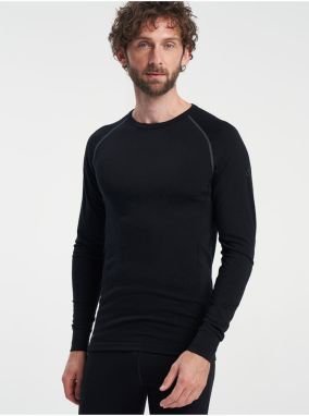 Pánske Merino Funkčné Bielizeň Tenson Himalaya Baselayer Merino Top M Čierne
