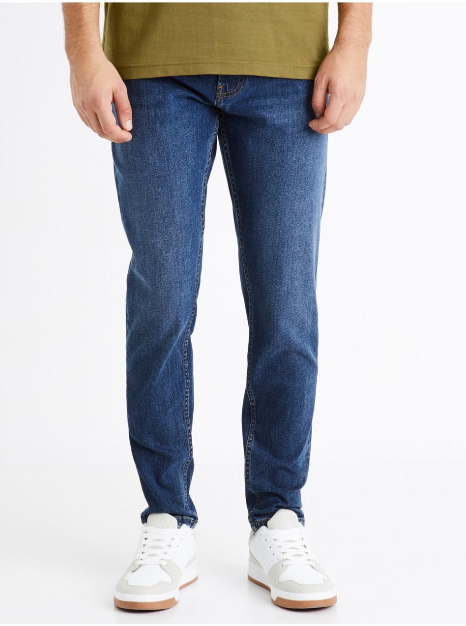 Skinny fit pre mužov Celio - modrá