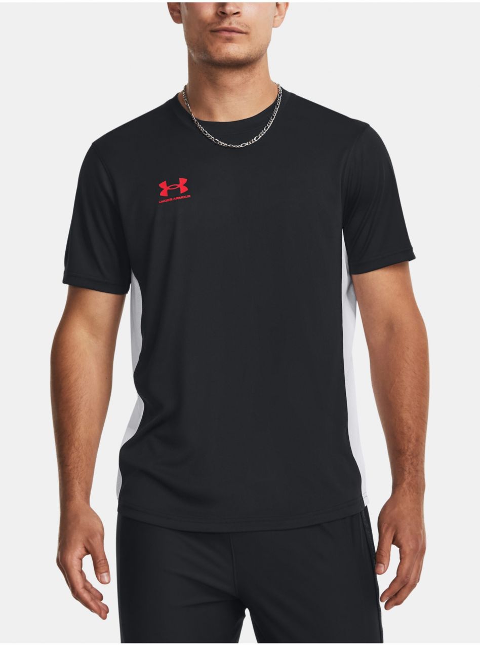 Čierne pánske športové tričko Under Armour UA M's Ch. Train SS