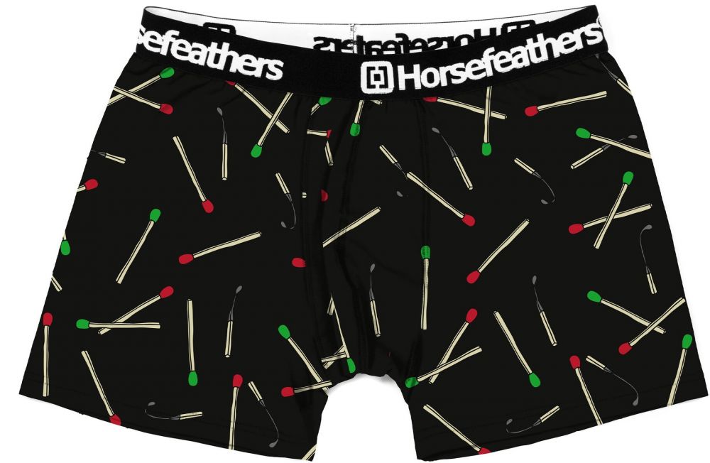 Boxerky Sidney Horsefeathers - čierna