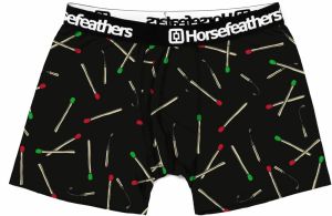 Boxerky Sidney Horsefeathers - čierna