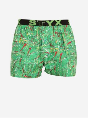 Slipy pre mužov STYX - zelená, zlatá