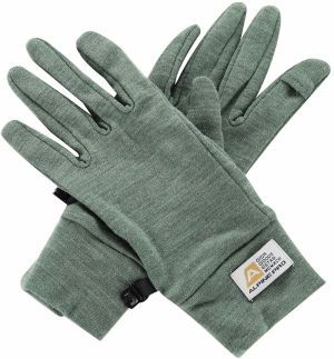 Rukavice z merino vlny ALPINE PRE SILAS loden frost