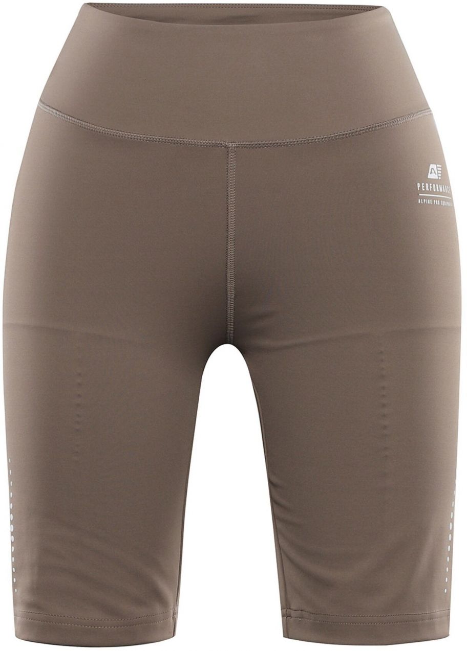 Dámske krátke legíny ALPINE PRE GARELA walnut