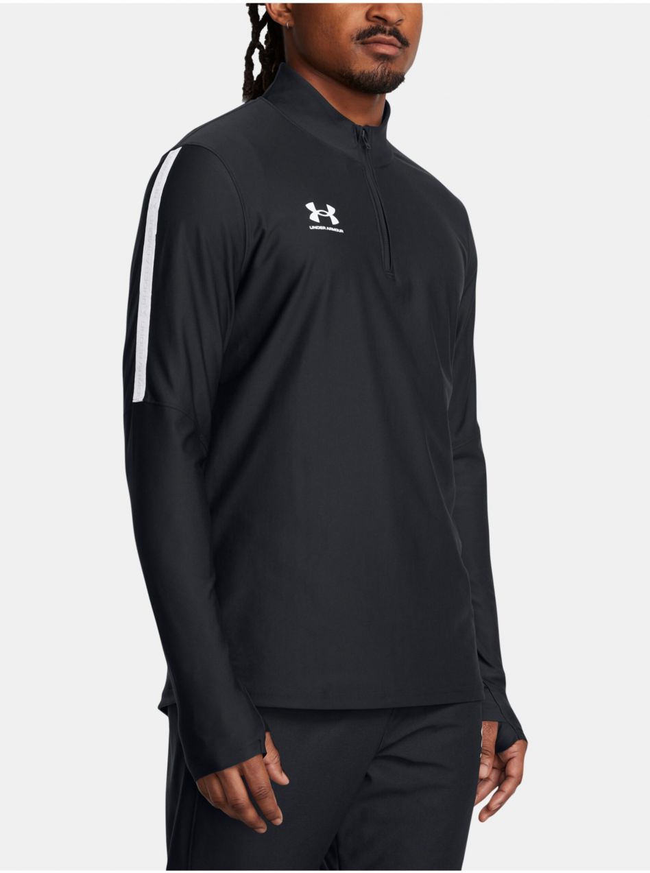 Tričká s dlhým rukávom pre mužov Under Armour - čierna