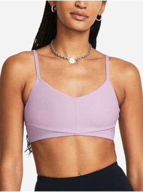 Svetlo fialová dámska športová podprsenka Under Armour Meridian Rib Bralette